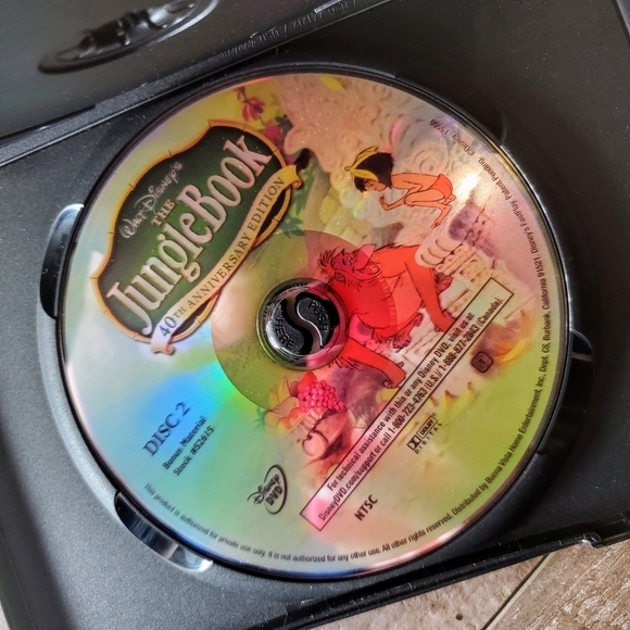 Walt Disney's The Jungle Book 40th Anniversary Edition DVD Platinum Edition EUC - Picture 5 of 10
